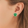 Paw Print Stud Earrings: Cute Cat & Dog Footprint Design, Hypoallergenic Jewelry Gift - 2 of 4