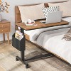 Tribesigns C-Shaped Portable Desk, Mobile Height Adjustable Laptop Desk with Wheels - 3 of 4