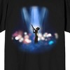 Whitney Houston Singing Photo Crew Neck Short Sleeve Women's Black T-shirt - 2 of 4