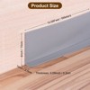 Unique Bargains Self-Adhesive Waterproof Flexible Baseboard Molding Trim for Wall and Floor - 2 of 4