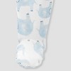 Carter's Just One You® Baby Boys' Elephant Footed Pajama - Blue - image 3 of 3