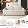 NicBex Convertible Sofa Bed Loveseat Couch with Pull Out Bed & Storage,Upholstered Sleeper Sofa for Living Room,Bedroom - 3 of 4