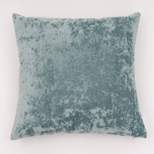 20"x20" Oversize Soft Crushed Velvet Square Throw Pillow - freshmint