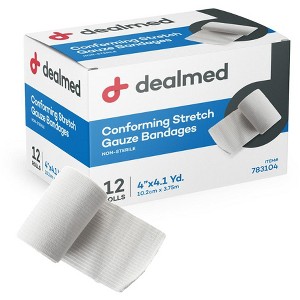 Stretch Gauze Bandage Rolls, Non-Sterile - 1 of 4