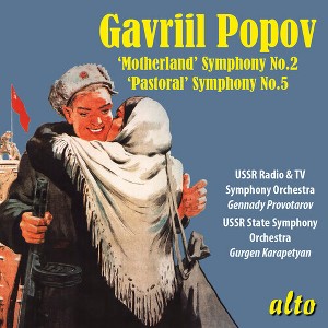 Gennady Provotarov - Gavriil Popov: Symphony No. 2 Motherland & Symphony No. 5 Pastoral (CD) - 1 of 1