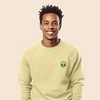 Dalix Alien Embroidered Fleece Crewneck Long Sleeve Sweatshirt Mens - 3 of 4