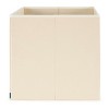 3 Sprouts Large 13 Inch Square Children's Foldable Fabric Storage Cube Organizer Box Soft Toy Bin, Panda Bear - image 3 of 4