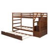 YOOCOZZ Twin-Over-Twin Bunk Bed with Twin Size Trundle and 3 Storage Stairs - 4 of 4