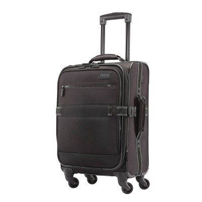 American Tourister 22.5" Softside Carry On Spinner Suitcase - Black