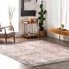 Nuloom Jasmine Distressed Vintage Medallion Bordered Indoor Area Rug - 2 of 4