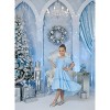 2Bunnies Girls Petticoat High-Low Ruffled Shimmer Birthday Gown Princess Costume Dress Puff Sleeve - 3 of 4
