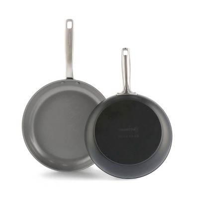 GreenPan Chatham 2pk (8" and 10") Hard Anodized Healthy Ceramic Nonstick Fry Pan Set