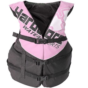 Hardcore Coast Guard type III PFD for youth child teen adult; Life vest flotation device; life jacket paddle vest - 1 of 4