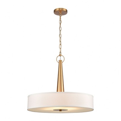 Elk Home Leo 4 - Light Pendant in  Brushed Gold