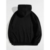 Plus Size Hooded Sweatshirts Tops with Crew Neck Long Sleeve Funny Sayings Im Here Im Awake Don't Push It Hoodie Shirts Plus Size Slogan Shirts - 2 of 4