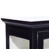 Olivia & May Traditional Wood Cabinet Black: No Assembly Required, Carved Details, 1 Shelf - image 3 of 4