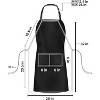 10-Pack Bib Aprons - Water & Oil Resistant with 2 Pockets, Trusted Brand for Home Kitchens and Small Teams - 2 of 4