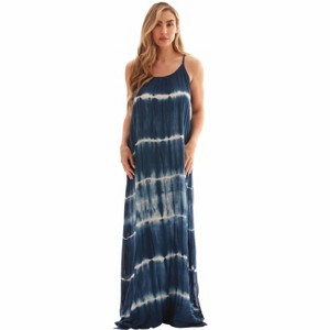 Riviera Sun Womens Maxi Dress  Spaghetti Strap Long Sundress  Summer Dresses - 1 of 3