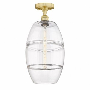 Vaz - 1 Light Semi-Flush Mount In Industrial Style-18.63 Inches Tall and 10 Inches Wide - 1 of 1