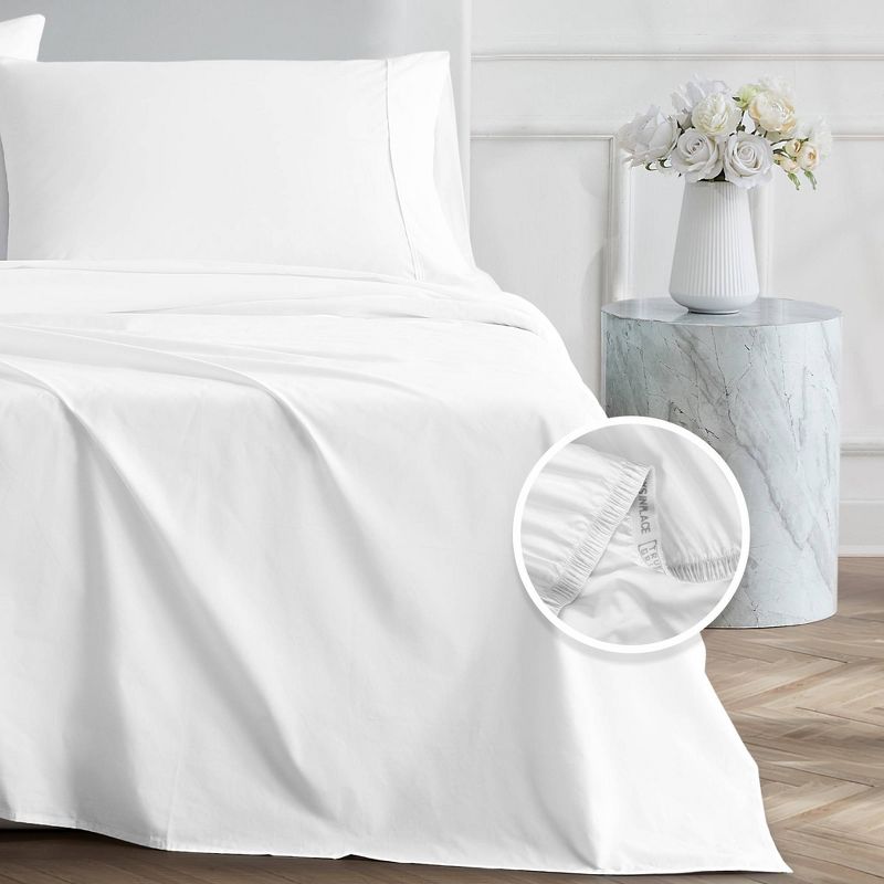 600 Thread Count Cotton Sateen Sheet Set - Aireolux, 4 of 13