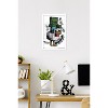 Trends International Minecraft: Metro Art - Chicken Jockey Framed Wall Poster Prints - 2 of 4