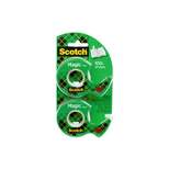 Scotch 2pk Magic Tape Matte Finish 3/4" x 600"