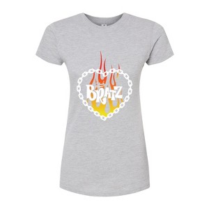 Women's - Bratz - Falme Logo Fitted Graphic T-Shirt - 1 of 3