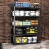 NicBex 5 Tier Metal Garage Shelving,2000LBS Heavy Duty Storage Shelves,Adjustable Industrial Shelving Unit Storage Rack,Black - 3 of 4