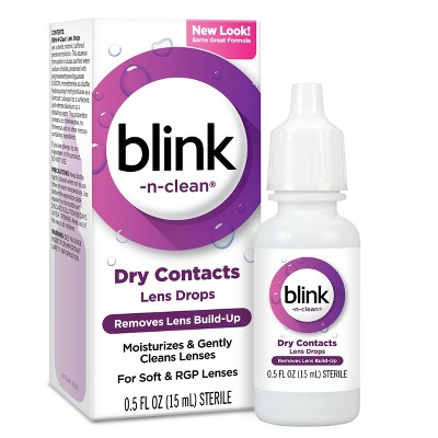 Blink N Clean Daily Use Lens Drops - 0.5oz