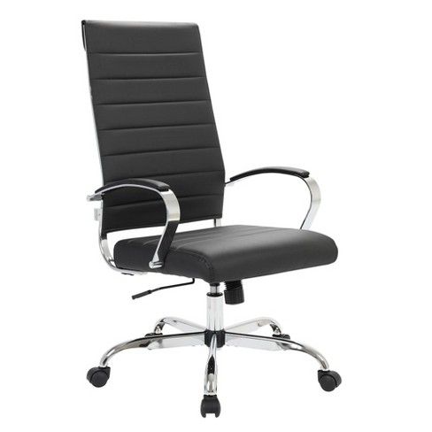 LeisureMod Benmar Modern High Back Leather Office Chair - image 1 of 4