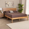 Queen Quincia Wood Platform Bed Sandy Brown - Baxton Studio: Modern Frame, No Box Spring Needed - 2 of 4