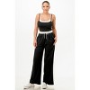 Slickblue Casual Tank & Sweatpant Set, Stretch Fabric, 2 Piece Co-ord Outfit, Sporty Style, Color Options, Size S-L - 2 of 4
