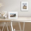 Americanflat 5x7 Picture Frame with Shatter-Resistant Glass - Use as 4x6 Picture Frame with Mat or Display 5x7 Photo Without Mat - White - 2 of 4