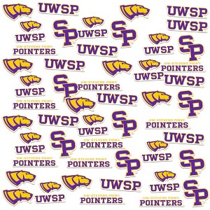 University Of Wisconsin Stevens Point Spirit Logos 50Ct Sticker Pack Miscellaneous 50 Ct. Sticker Pack - 1 of 4