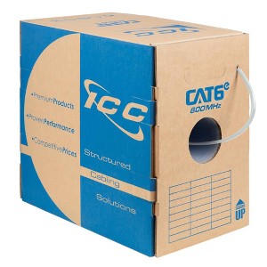 ICC Cat.6e UTP Cable - Network Cable for Data and Networking - ICCABR6EWH - 1 of 1