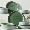 LunaLulinlk (2 pack) Green Stoneware Stackable Dinner Plate - 4 of 4
