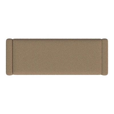 Copenhagen Brown Boucle Upholstered Storage Bench