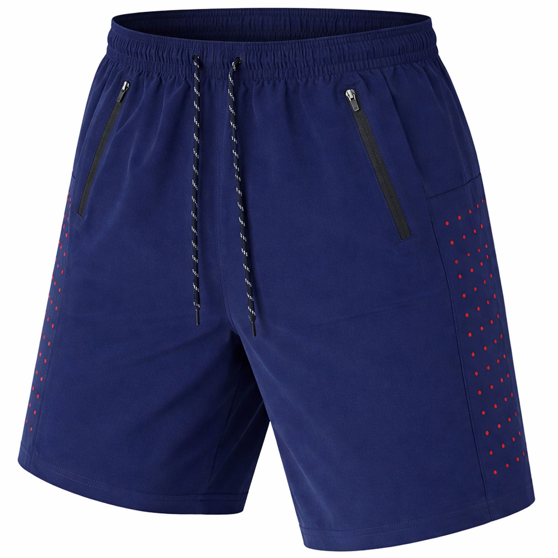 Jump Start Men's Performance Training Shorts With Zipper Pockets