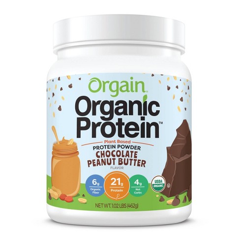 Orgain Organic Protein Plant Based Powder - Chocolate Peanut Butter ...