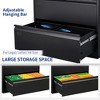 File Storage Cabinet With 3 Drawer Large Storage Space Compact Slim File Pre-Built Office Storage Cabinet For Legal/Letter/A4 File - 2 of 4