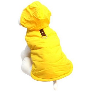 Gooby Wind Parka for Dogs, XSmall, Yellow - 1 of 1