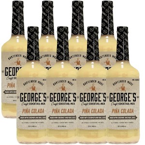 George’s Beverage Company Pina Colada Mix - 1L Bottle - Gluten Free, All Natural Mixer - 1 of 4