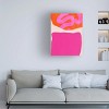 Trademark Fine Art - Ana Rut Bre Painted Lines 2 Kopie Canvas Art - 2 of 4