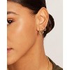 14K-18K Yellow Gold Plated Sterling Silver Posts Three Pairs Small Hoop Earrings for Women - Statement Gold Hoop Earrings Set - 2 of 4