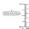 Slickblue Glistening Engagement Ring Set with 2.43 Ct. Round CZ, Women's Bridal Jewelry, Sizes 5-10 - 4 of 4