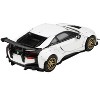 BMW i8 Liberty Walk White with Gold Wheels 1/64 Diecast Model Car by Paragon Models - 4 of 4