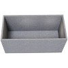 Vioscapes Rectangular Coffee Bean Husk and Recycled Plastic Outdoor Planter Box Gray 20"x10" - 3 of 4