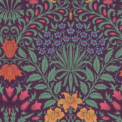 William Morris Garden Dewberry Wallpaper