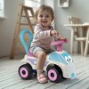 Dolu: Walk & Drive, White & Pink, Ride-On Toy Vehicle, Toddlers 12mo+ - 2 of 4