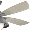 Kichler Lighting Seaside 1 - Light Ceiling Fan in  Weathered Zinc - 2 of 4
